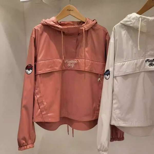 [해외배송] 말본 여성 후드 아노락 바람막이 2color 간절기 골프 아우터 스포츠 - 이미지 5