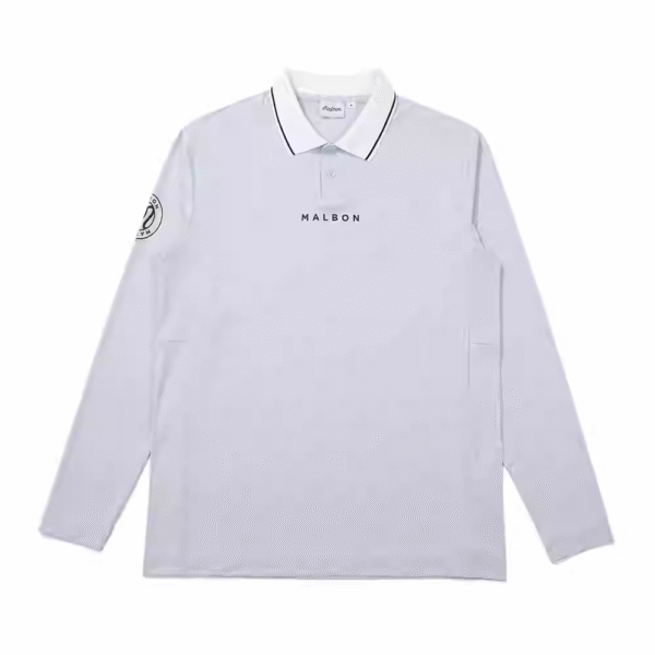 말본 남성 냉감소재 긴팔 카라티 3color - 이미지 4