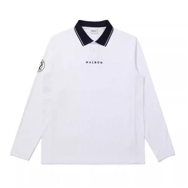 말본 남성 냉감소재 긴팔 카라티 3color - 이미지 5